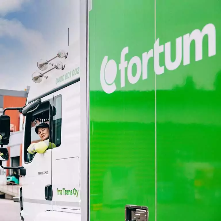 Fortum Waste & Recycling truck
