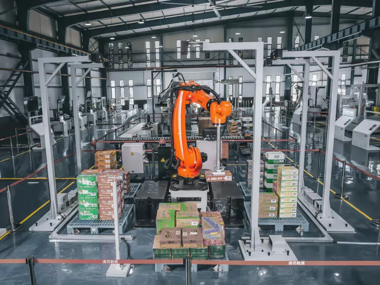 Robot in a warehouse